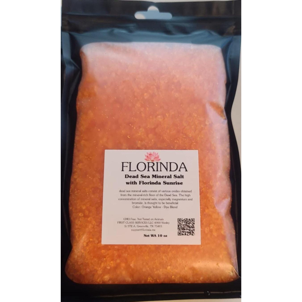 Florinda Beauty Dead Sea Mineral Salts with Florinda Sunrise Scent